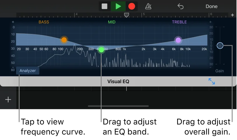 visual eq